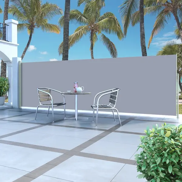 Gossi copertina laterala retractabila, gri, 160x500 cm