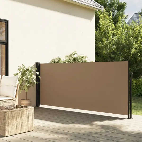 Gossi copertina laterala retractabila, gri taupe, 120 x 600 cm