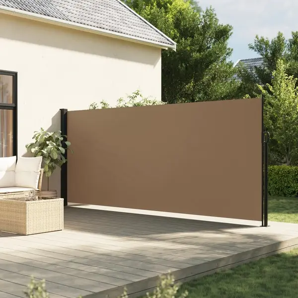 Gossi copertina laterala retractabila, gri taupe, 160x300 cm