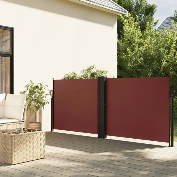 Gossi copertina laterala retractabila, maro, 140x1200 cm