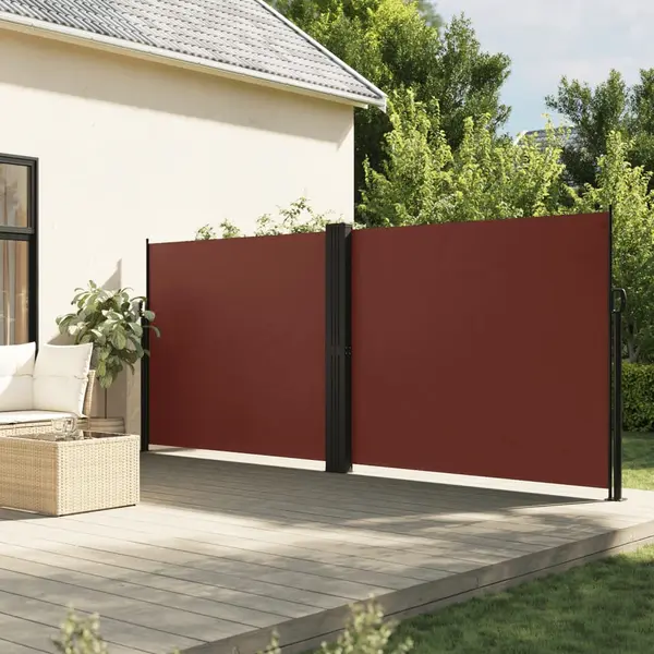 Gossi copertina laterala retractabila, maro, 180x1000 cm
