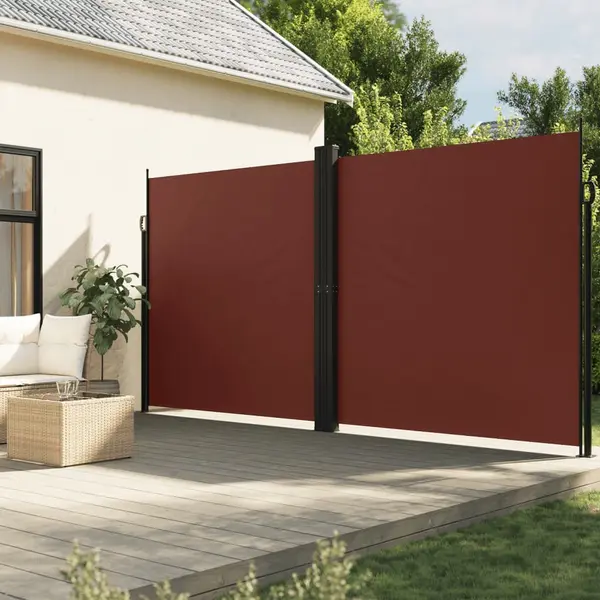 Gossi copertina laterala retractabila, maro, 200x1000 cm