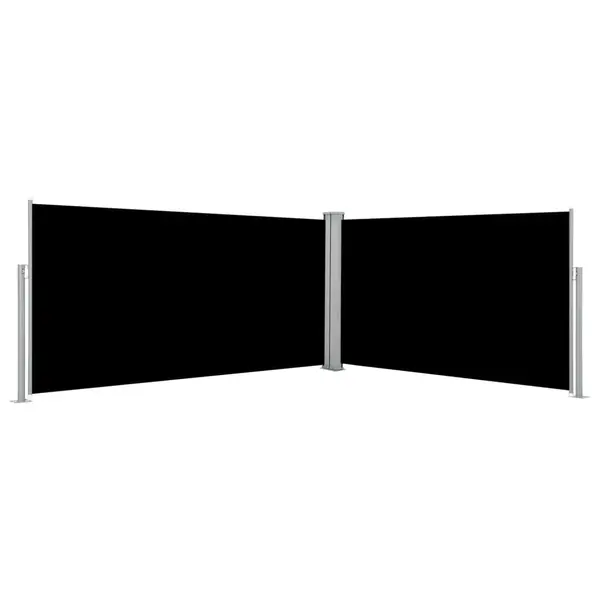Gossi copertina laterala retractabila, negru, 160 x 600 cm