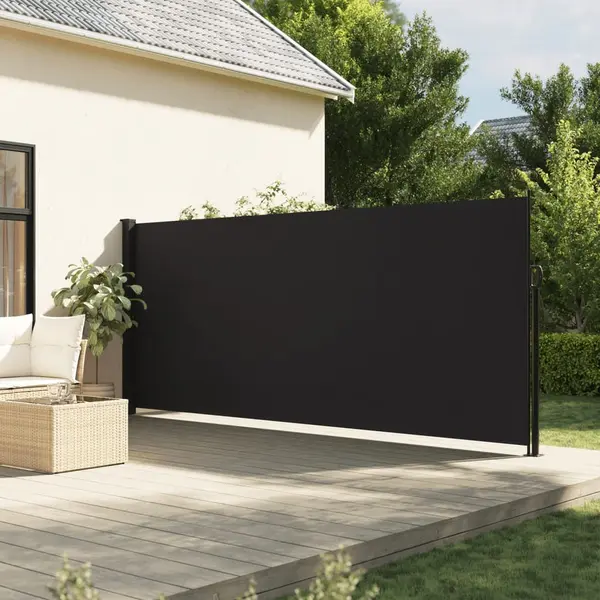 Gossi copertina laterala retractabila, negru, 160x300 cm