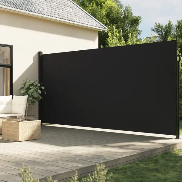Gossi copertina laterala retractabila, negru, 220x300 cm