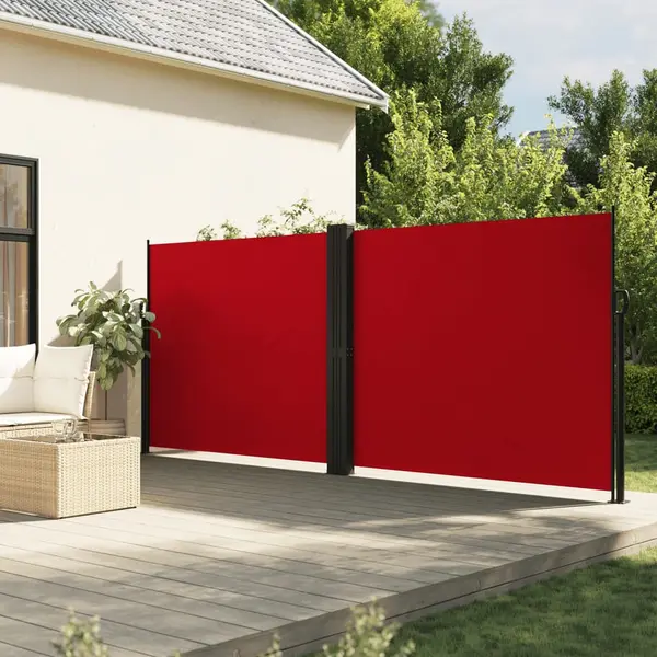 Gossi copertina laterala retractabila, rosu, 160x1000 cm