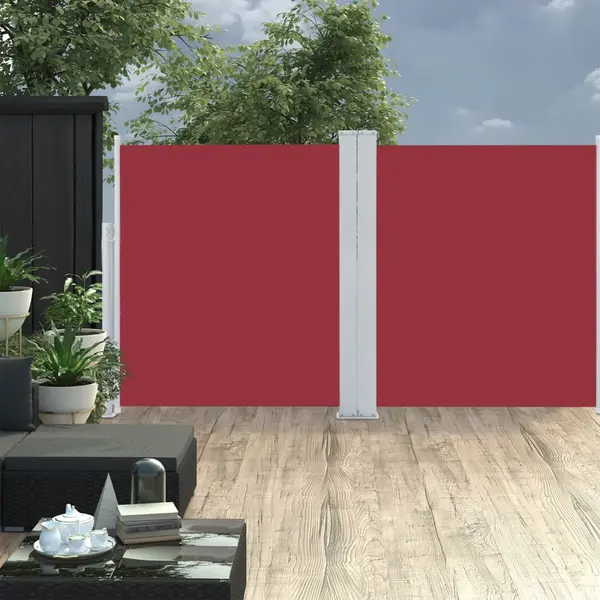 Gossi copertina laterala retractabila, rosu, 170 x 600 cm