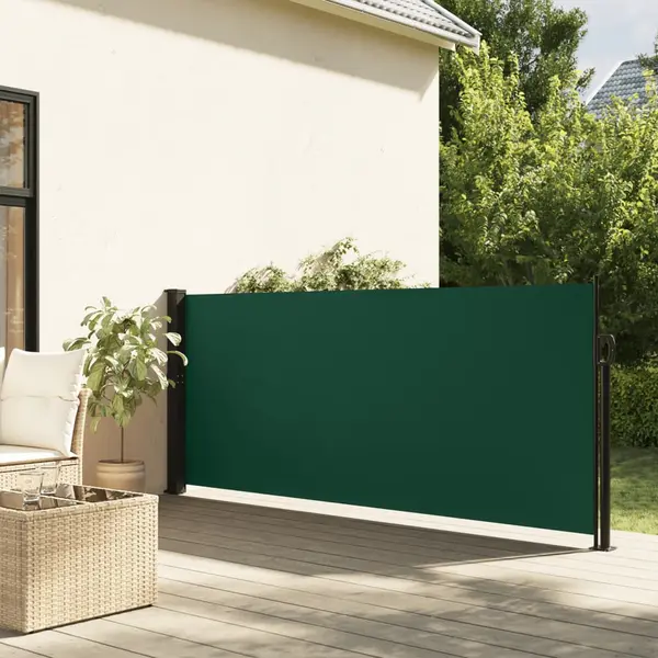 Gossi copertina laterala retractabila, verde inchis, 140x500 cm