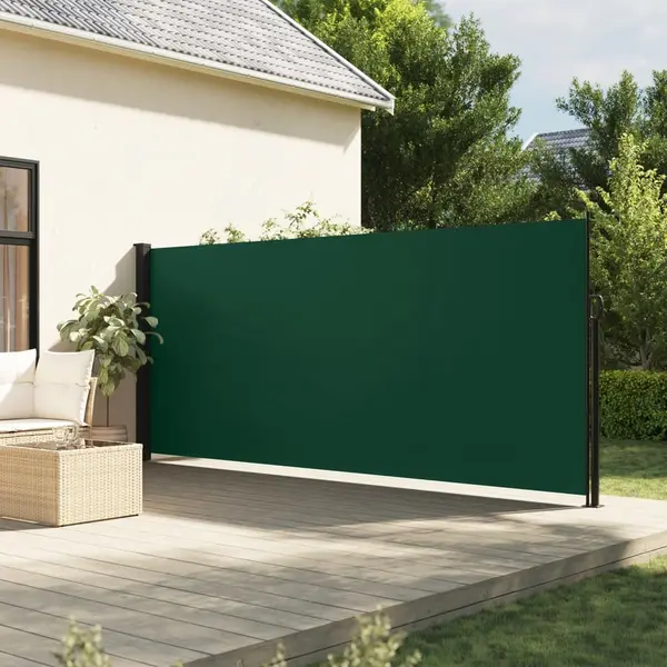 Gossi copertina laterala retractabila, verde inchis, 160 x 600 cm