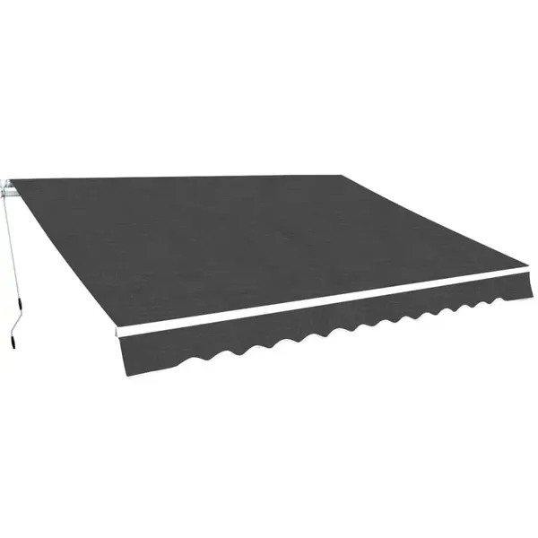 Gossi copertina pliabila cu actionare manuala, 350 cm, antracit
