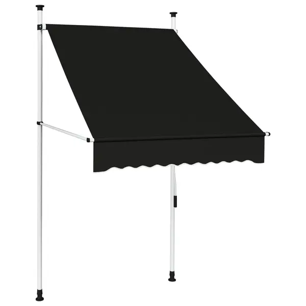 Gossi copertina retractabila manual, antracit, 100 cm