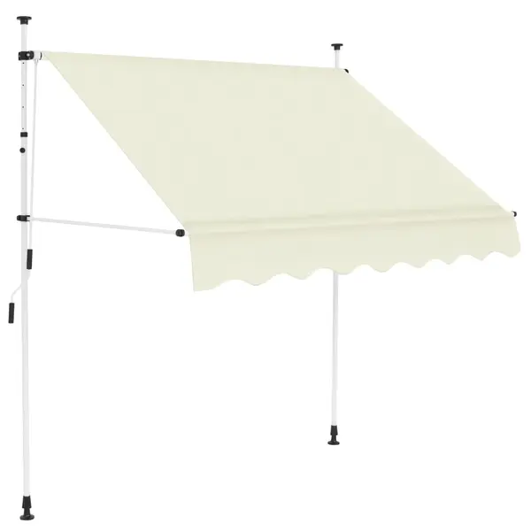 Gossi copertina retractabila manual, crem, 200 cm