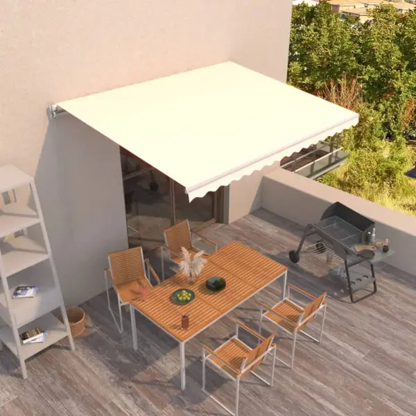 Gossi copertina retractabila manual, crem, 450x350 cm