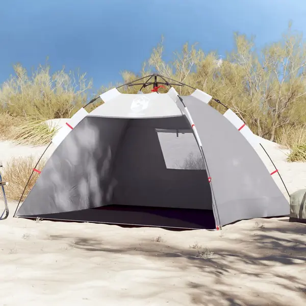 Gossi cort camping 2 persoane gri impermeabil setare rapida