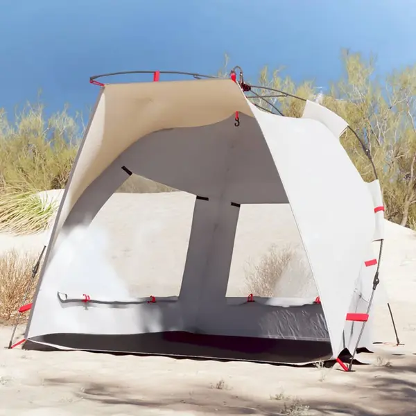 Gossi cort camping 2 persoane gri impermeabil setare rapida