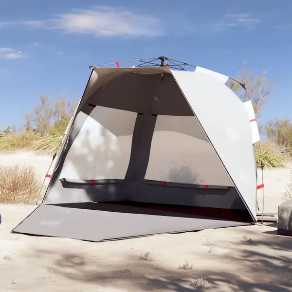 Gossi cort camping 3 persoane gri impermeabil setare rapida