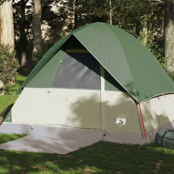Gossi cort de camping cupola pentru 4 persoane, verde, impermeabil