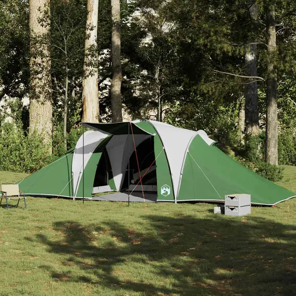 Gossi cort de camping cupola pentru 6 persoane, verde, impermeabil