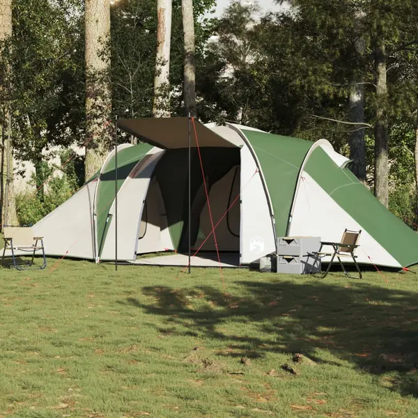 Gossi cort de camping cupola pentru 6 persoane, verde, impermeabil