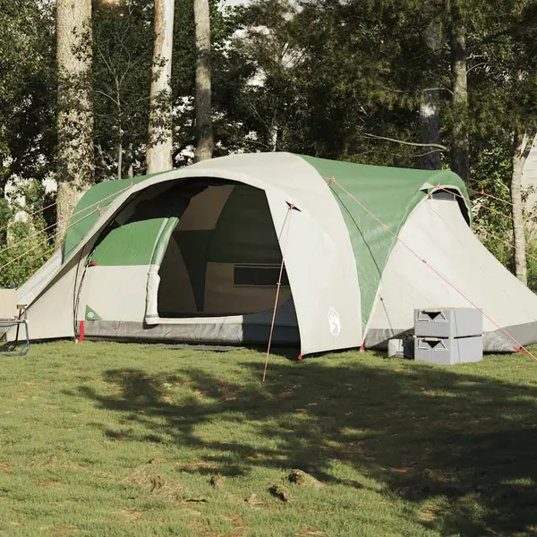 Gossi cort de camping cupola pentru 6 persoane, verde, impermeabil