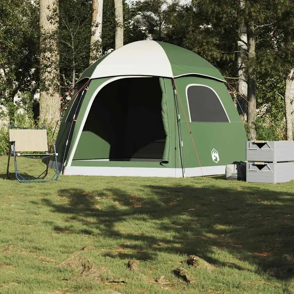 Gossi cort de familie igloo pentru 6 persoane, verde rezistent la apa