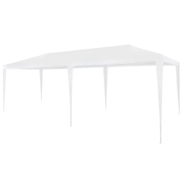 Gossi cort de petrecere, alb, 3 x 6 m, pe