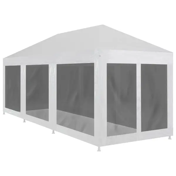 Gossi cort de petrecere cu 8 pereti din plasa, 9 x 3 m