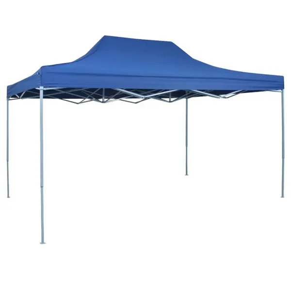 Gossi cort de petrecere pliabil profesional, albastru, 3 x 4 m, otel