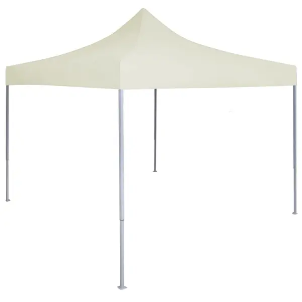Gossi cort de petrecere pliabil profesional, crem, 2 x 2 m, otel