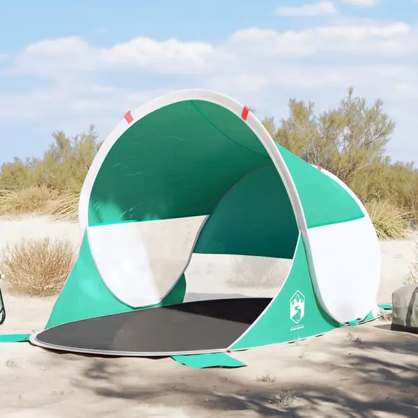 Gossi cort de plaja pop-up, verde marin, impermeabil