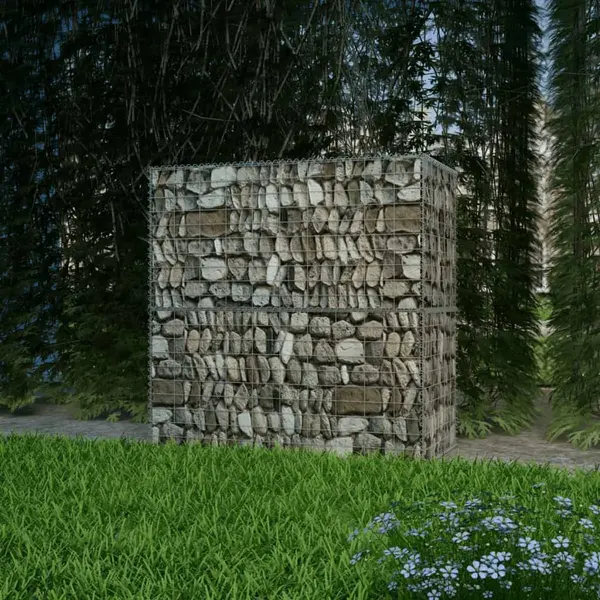 Gossi cos gabion, 100 x 50 x 100 cm, otel galvanizat