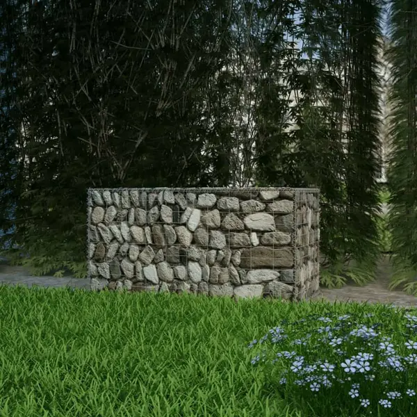 Gossi cos gabion, 100 x 50 x 50 cm, otel galvanizat