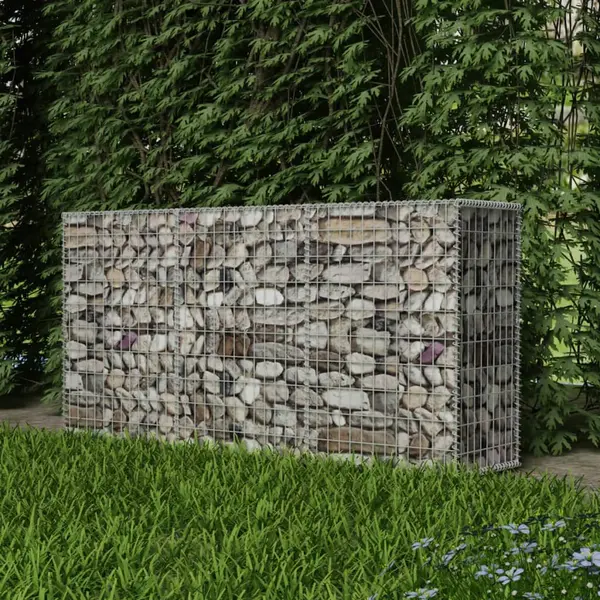 Gossi cos gabion, 200 x 50 x 100 cm, otel galvanizat