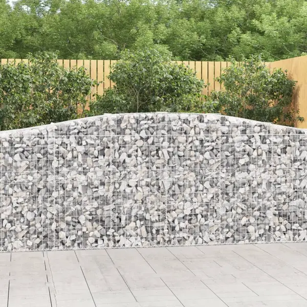 Gossi cos gabion arcuit 400x50x100/120 cm fier galvanizat