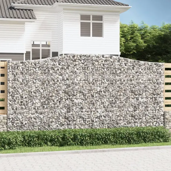 Gossi cos gabion arcuit 400x50x200/220 cm fier galvanizat