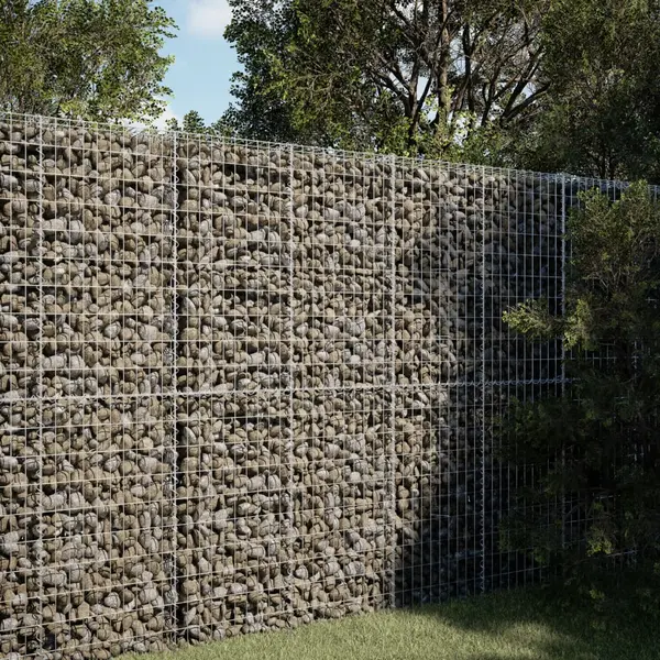 Gossi cos gabion cu capac, 150x100x200 cm, fier galvanizat