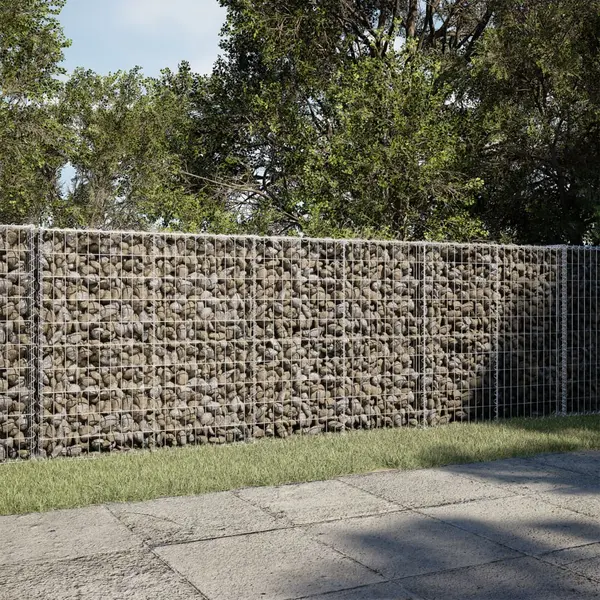 Gossi cos gabion cu capac, 300x100x100 cm, fier galvanizat