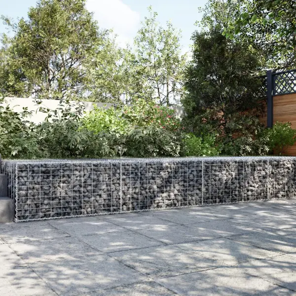 Gossi cos gabion cu capac, 300x100x50 cm, fier galvanizat