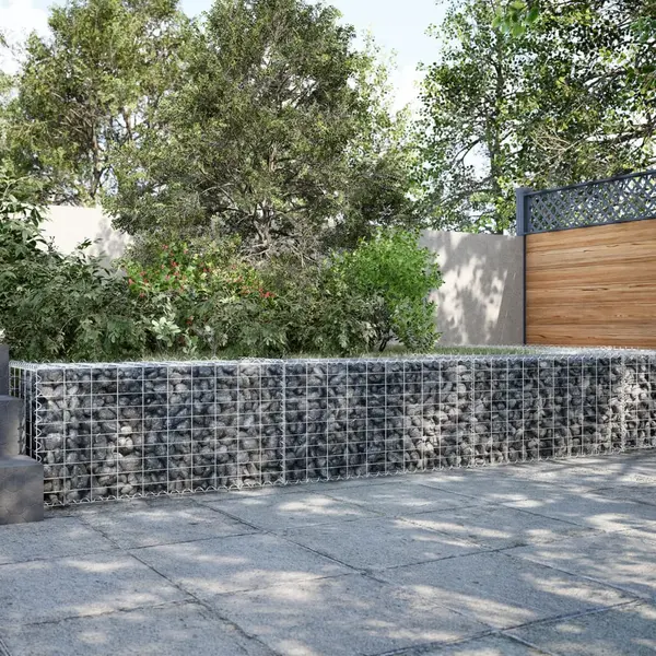 Gossi cos gabion cu capac, 300x50x50 cm, fier galvanizat