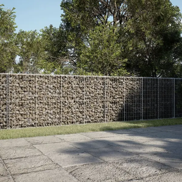 Gossi cos gabion cu capac, 900x100x100 cm, fier galvanizat