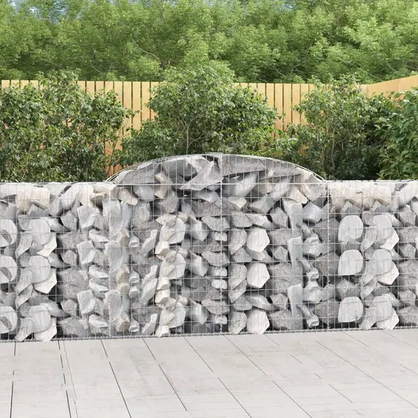 Gossi cosuri gabion arcuite 13 buc, 300x50x100/120cm, fier galvanizat