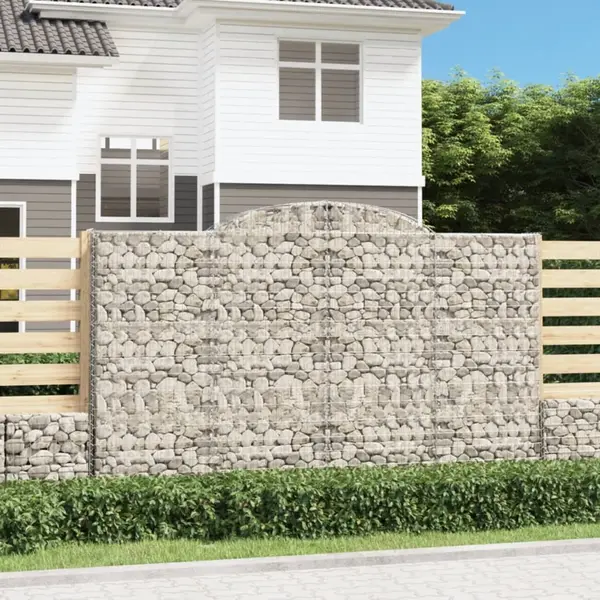 Gossi cosuri gabion arcuite 5 buc, 300x50x180/200 cm, fier galvanizat