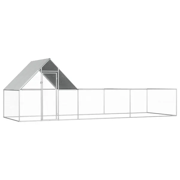 Gossi cotet pentru pasari, 6 x 2 x 2 m, otel galvanizat