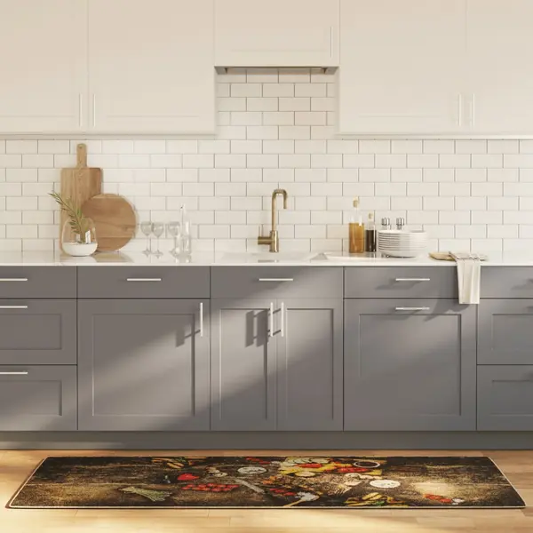 Gossi covor bucatarie, multicolor, 60x180 cm, lavabil, anti-alunecare
