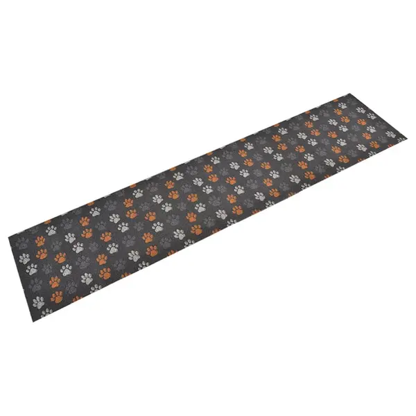 Gossi covor de bucatarie lavabil paws, 60x300 cm, catifea