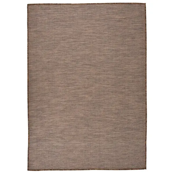 Gossi covor de exterior, maro, 140x200 cm, tesatura plata
