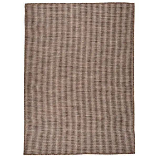 Gossi covor de exterior, maro, 200x280 cm, tesatura plata