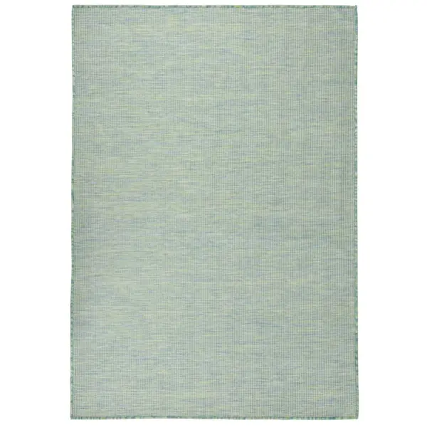 Gossi covor de exterior, turcoaz, 160x230 cm, tesatura plata