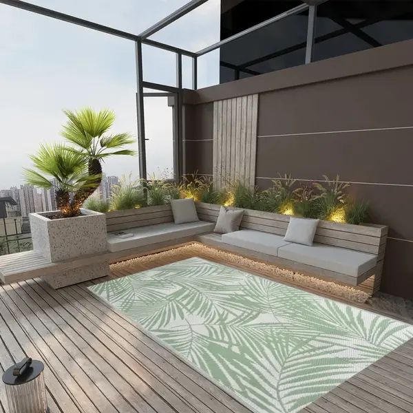 Gossi covor de exterior, verde, 160x230 cm, pp