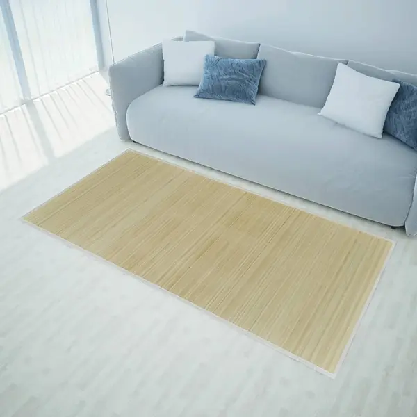 Gossi covor din bambus, natural, 100 x 160 cm